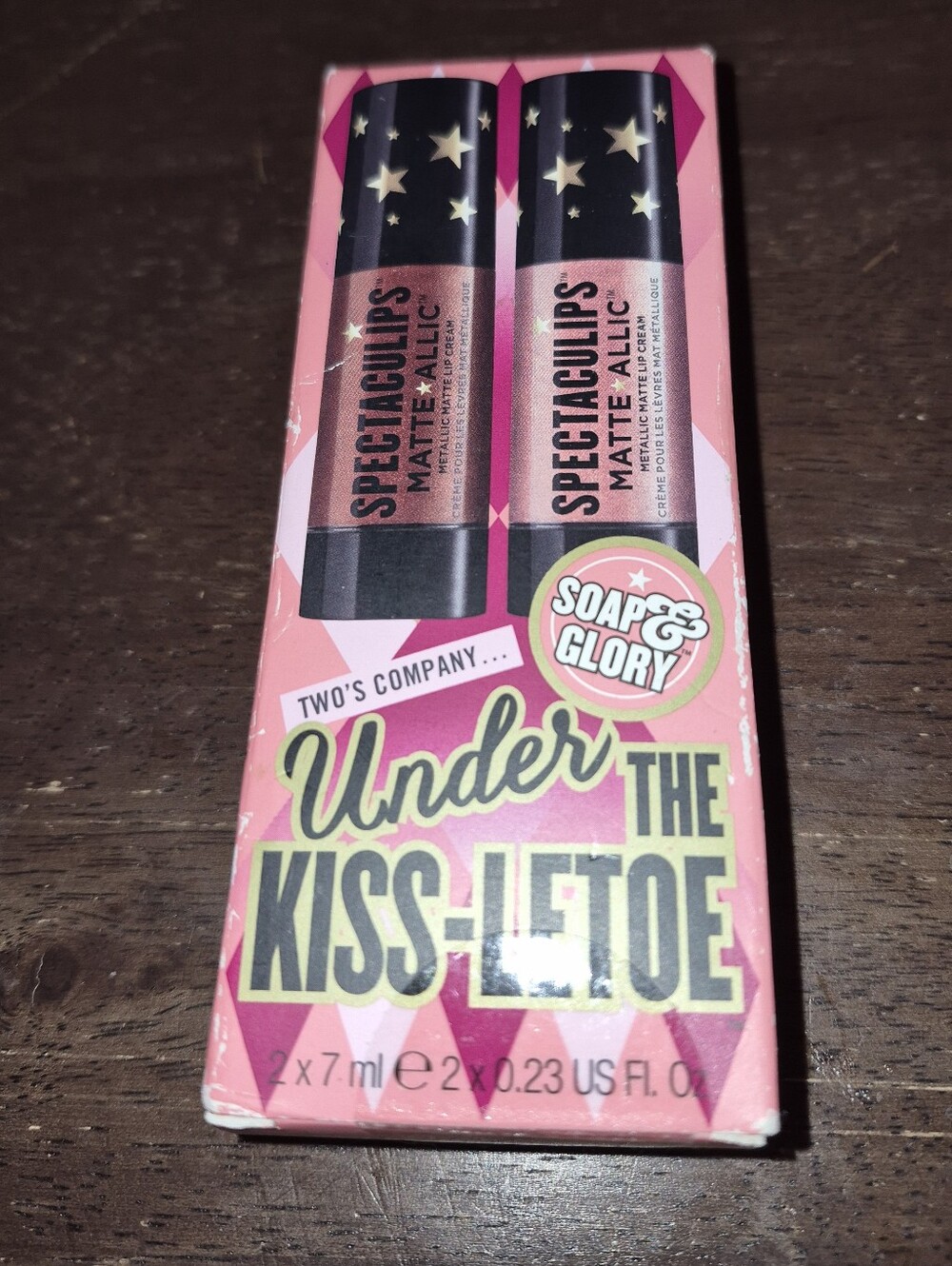 Soap & Glory Pink Duo Lipstick Set